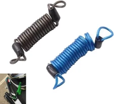 2 Pack Breakaway Trailer Cable Replacement Heavy Duty Towing Coiled Steel Wire T