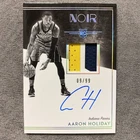 Aaron Holiday 2018-19 Noir Patch Auto RPA #362 9/99 Refractor RC Rookie