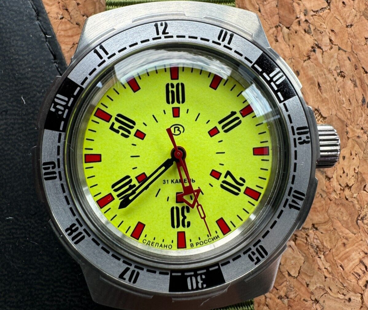 Vostok 16032V Amphibia Watch Automatic Pripyat Chernobyl Limited