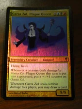 MTG Coldsnap FOIL Rare  Garza Zol, Plague Queen Excellent - NM Condition