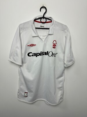 NOTTINGHAM FOREST 2003/2005 AWAY FOOTBALL SHIRT UMBRO SOCCER TRIKOT GRÖSSE M ERWACHSENE