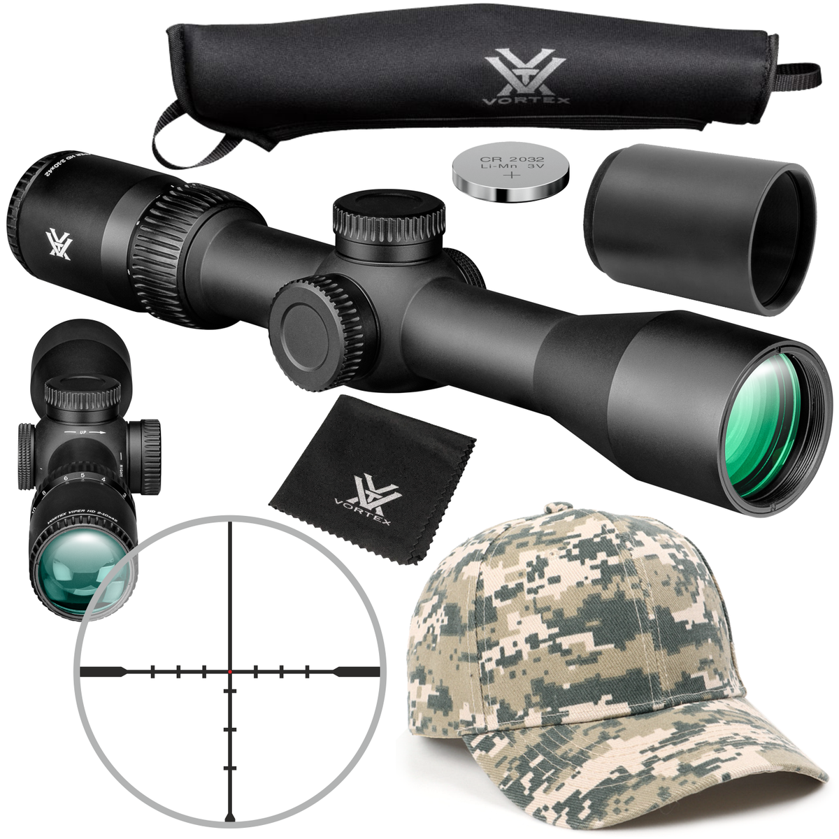 Vortex Optics Viper HD 2-10x42 SFP Dead-Hold BDC MOA Riflescope