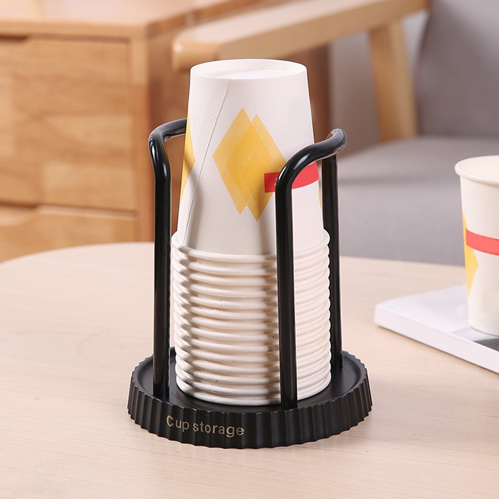 Multipurpose Paper Cup Holder for Organizing and Dispensing Disposables