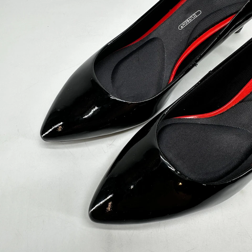 Tacón de salón Rockport Total Motion A11798 negro para mujer talla 8,5 M sin cordones Foto 3 de 4