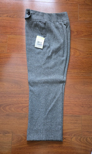 NWT SUSAN BRISTOL Women's Cropped Lined Dress Pants Capri Herringbone Sz 4 - Picture 2 of 5