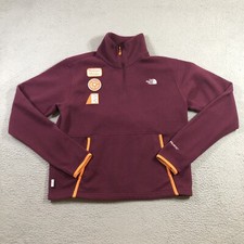 the north face fleece jacket Women  s M Burgundy Red Logo