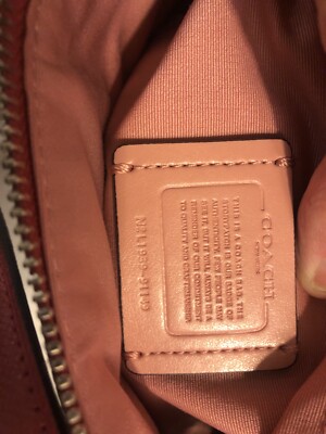 GUC Coach 91149 Gallery File Bag Colorblock Crossgrain Leather