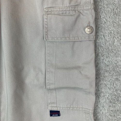 Tommy Hilfiger Jeans Cream Cargo Pants Trousers Size Men's W28 L29 - Picture 8 of 24
