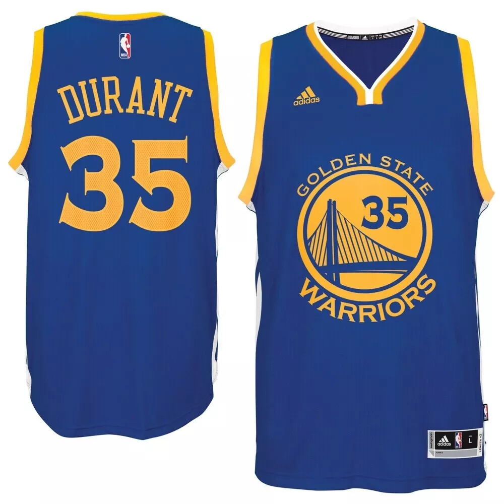 Big & Tall Men's Kevin Durant Golden State Warriors Adidas Authentic Gold  Jersey