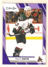 Travis Boyd 2023-24 O-Pee-Chee Blue Border Parallel #337 Coyotes