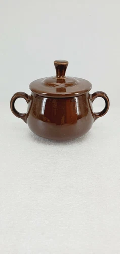 SUGAR BODY & LID FIESTA chocolate brown NEW