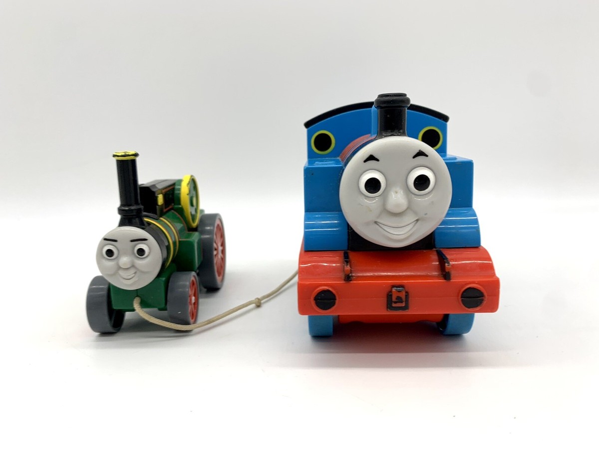 Vintage 2004 Tomy Thomas & Friends Thomas & Trevor Pull Back N' Go