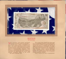 Most Treasured Banknotes Austria 20 Schilling 1967 P-142 UNC L451040R