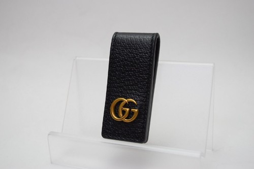gg marmont leather money clip