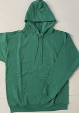 2 Pk Hanes Fleece Full Cut Athletic Hoodie Pullover Sweatshirt Blend Plain GREEN