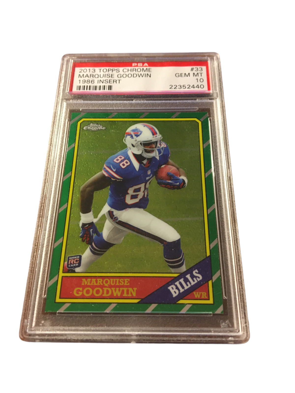 Marquise Goodwin Topps Chrome 1986 Insert #33 Base