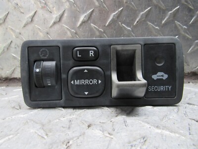 2006 TOYOTA COROLLA LIGHT DIMMER MIRROR SECURITY SWITCH W/ TRIM BEZEL BLACK