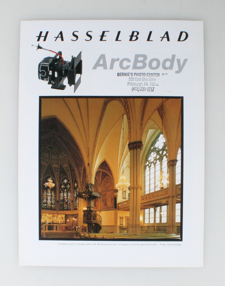 HASSELBLAD ARC BODY BROCHURE