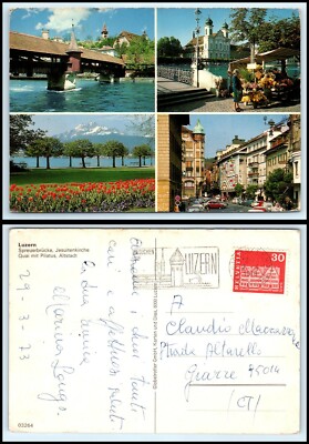 SWITZERLAND Postcard - Luzern, Multiview B9