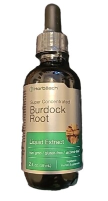 Burdock Root Tincture | 2 Fl Oz | Alcohol Free | Vegetarian, Non-Gmo & Gluten F