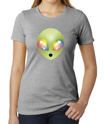 Trippy Eyed Alien Women's Tees, Nice Graphic Tees, Funny Women's Shirts!