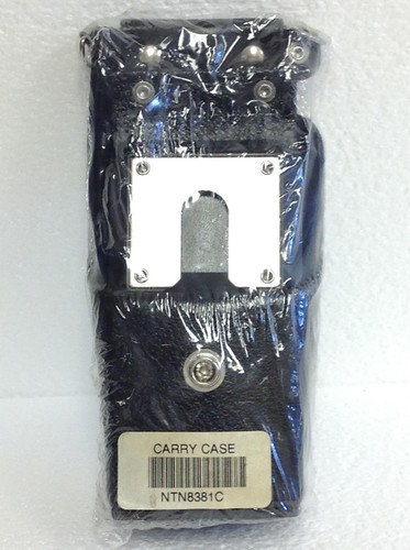 NEU Motorola NTN8381C hohe Aktivität drehbare Leder Tragetasche Holst XTS5000 3000 - Bild 2 von 8