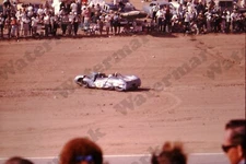 1965 auto racing candid car crash Original 35mm SLIDE Rk11