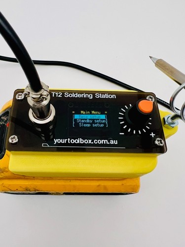 Estación de soldadura/hierro portátil DeWalt 18v, consola T12, pantalla OLED - Imagen 9 de 16