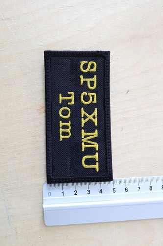 Ham Radio Amatorski znak wywoławczy i łatka z imieniem 100x50 mm odznaka radia cb - Zdjęcie 5 z 13