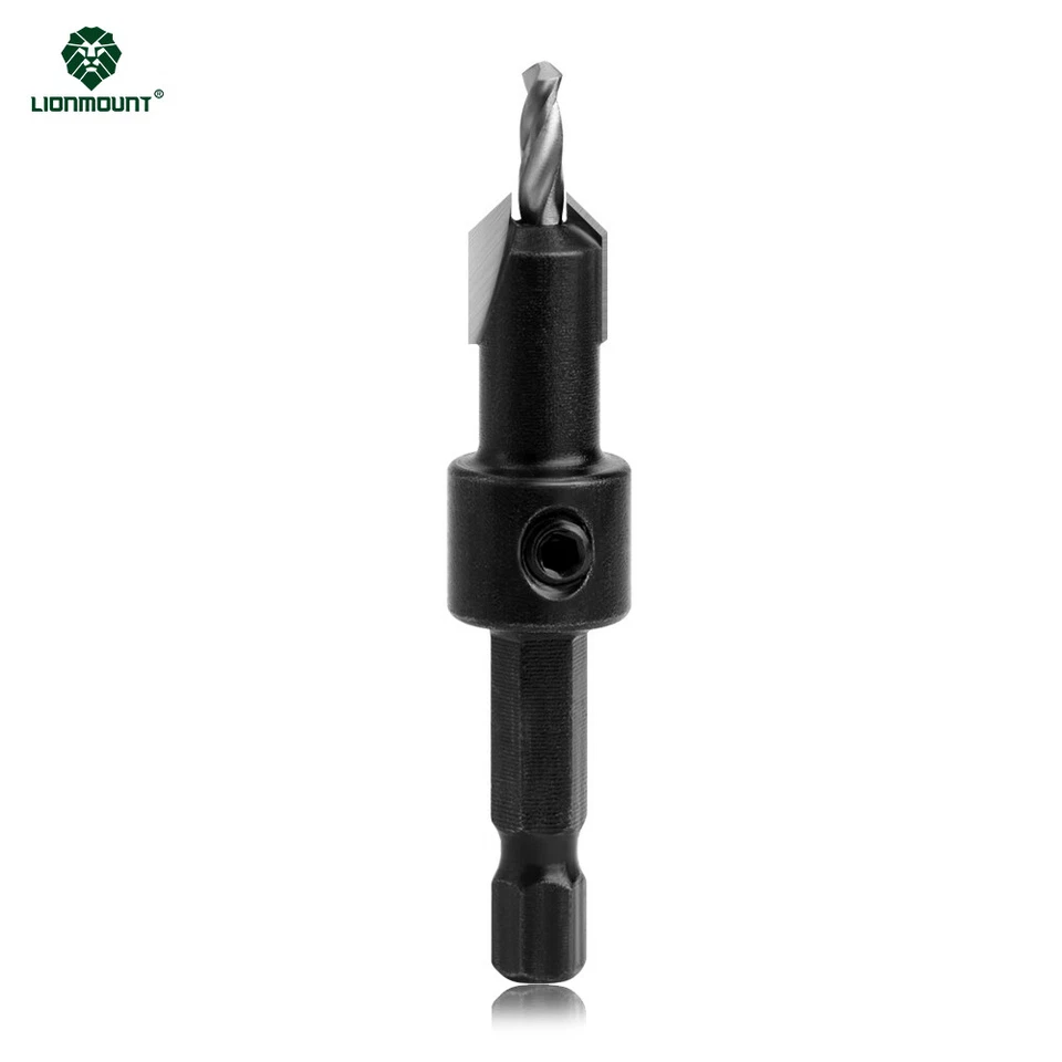 Countersink Drill Bit Set 1PC/5PCS 1/4"(6.35mm) HEX Shank Woodworking Cutter - Image 4 of 4