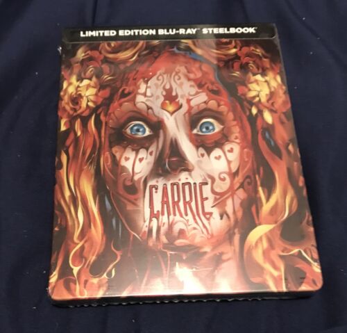 Carrie Limited Edition Steelbook Blu-ray Exclusive Horror BRAND NEW OOP RARE