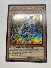 Yugioh Constellar Kaus 1st Edition Secret Rare HA07-EN045 MP