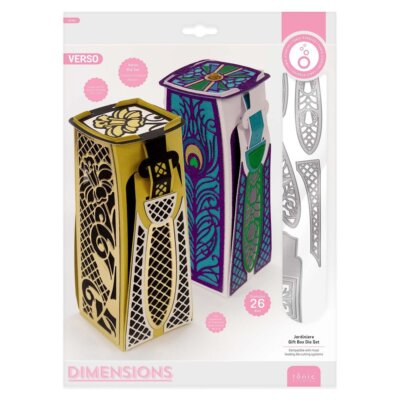 Tonic Studios Dimensions Stanzschablone 26tlg. - Jardiniere - Geschenk Box