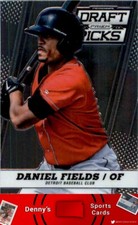 2013  Panini Prizm Perennial Draft Picks #18 Daniel Fields Tigers Baseball Card
