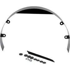 Black Steel Universal 3 Wide Radiator Cooling Fan Shroud Chevy Ford Mopar