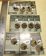 AXIS ALLIES Miniatures WAR GAME UNITED KINGDOM 12 SOLDIER ARTILLERY ASSORTED