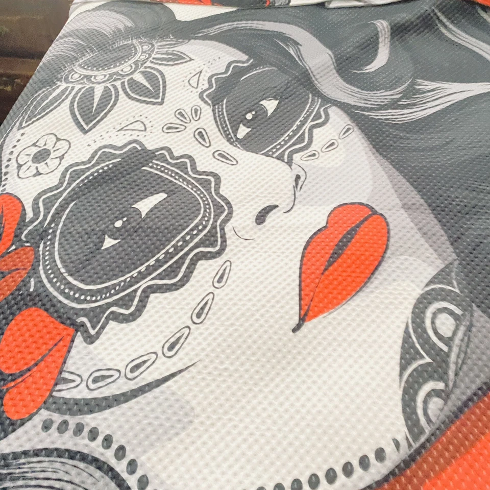 Colcha Ambesonne Día de Muertos con 2 fundas de almohada Foto 2 de 4