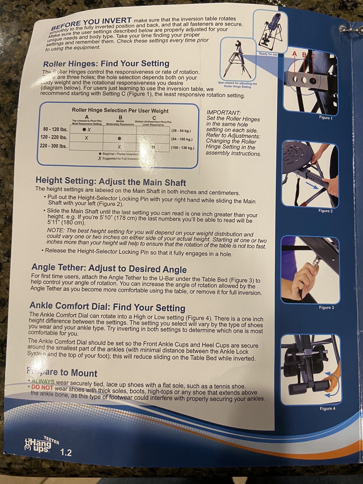 Teeter Hang Ups EP-960 Inversion Table with Back Pain Relief | eBay