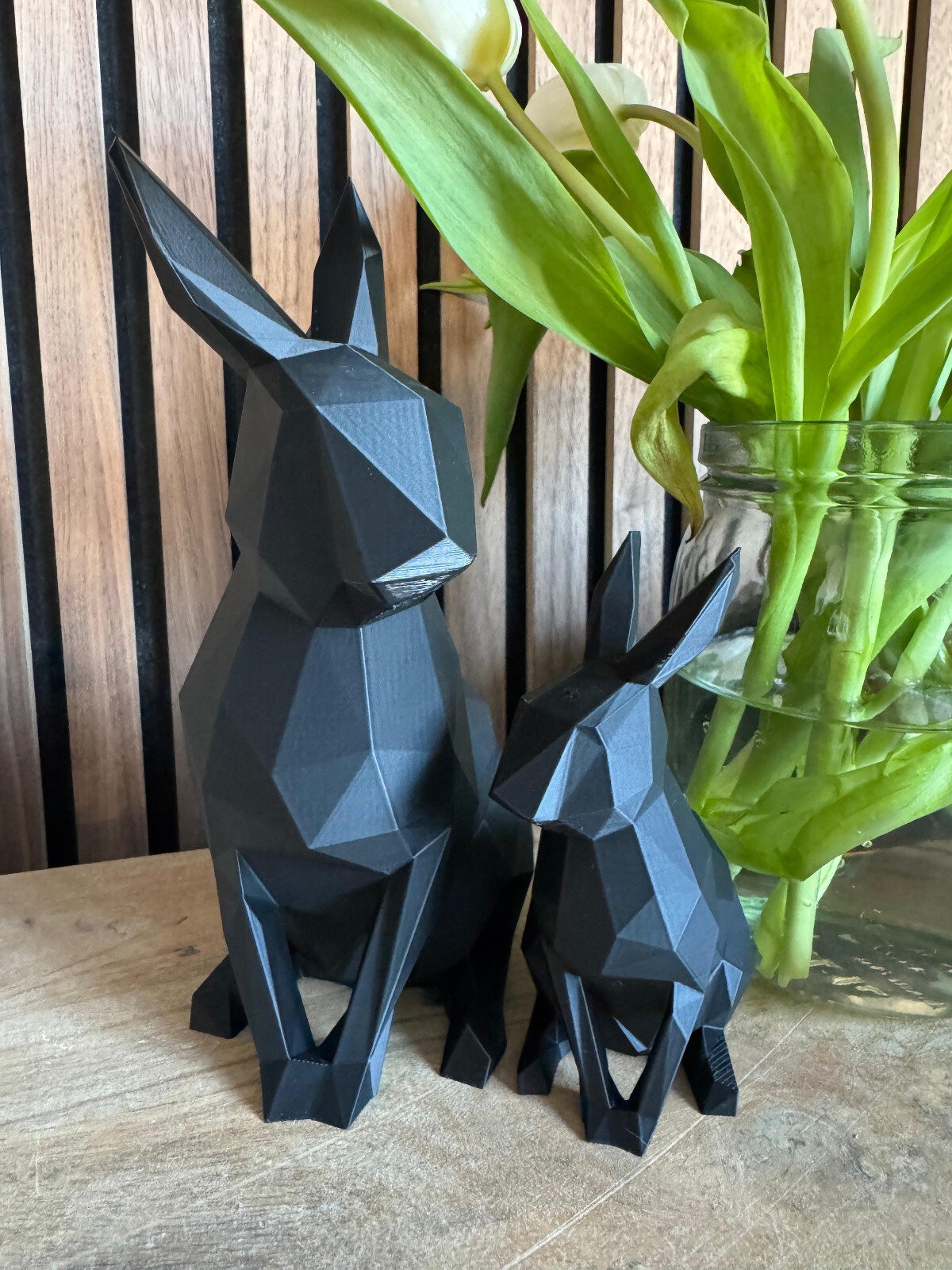 Deko Osterhase 20 cm - Low Poly – Osterdeko – Dekoartikel – Ostergeschenk
