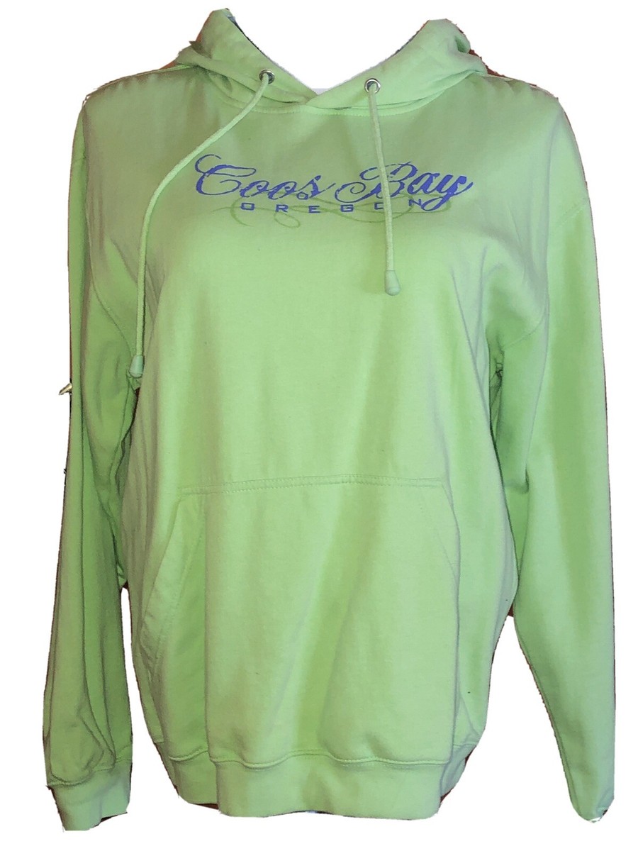Vtg COOS BAY OREGON HOODIE SWEATSHIRT LG Top Threads Vtg COOS BAY OREGON HOODIE SWEATSHIRT LG Top Threads