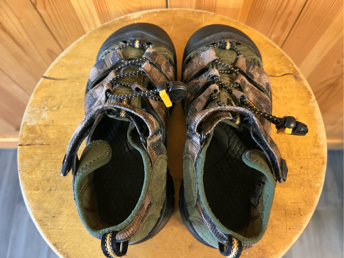 Sandalo Keen mimetico regolabile per bambini taglia 1 impermeabile punta chiusa