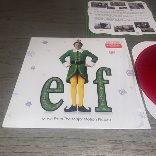 Elf Music From the Major Motion Picture Red Vinyl LP Soundtrack - Picture 2 of 24