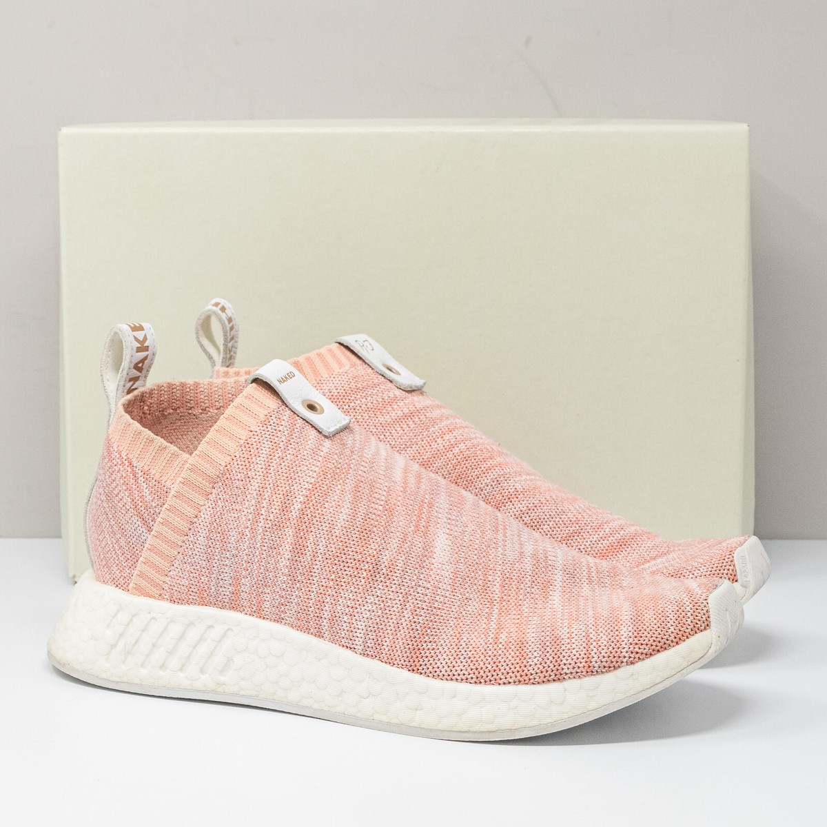 adidas gazelle silver green womens adidas Pink Naked X Kith Nmd Cs2 Primeknit Maroon Trainers UK 4 EU 37 