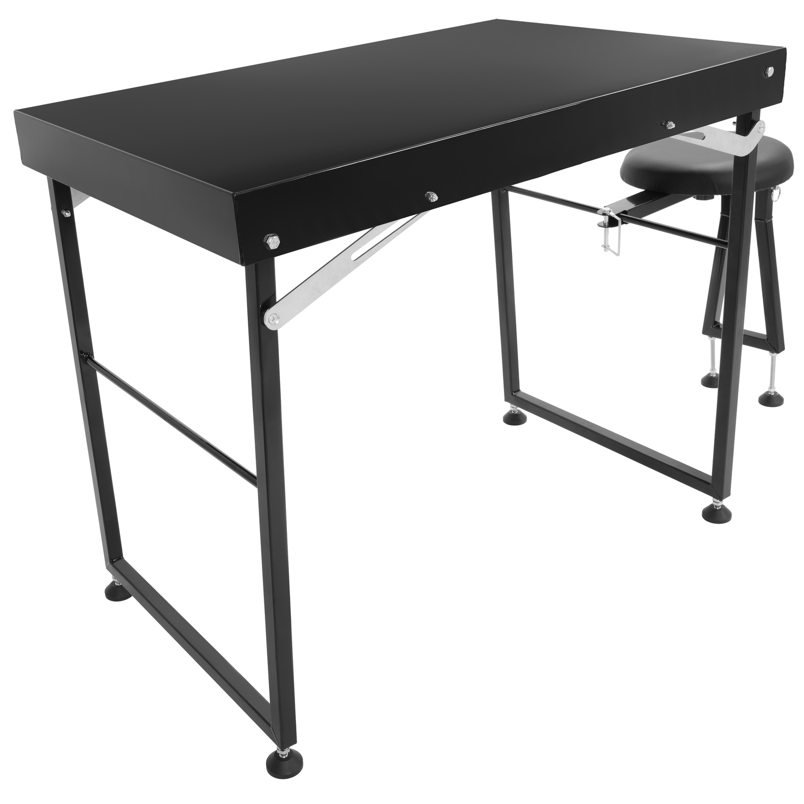 Heavy Duty Long Range Shooting Table Padded Seat Adjustable Legs Built ...