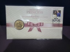 2015 UNC $1 Birth of A Princess HRH Princess Charlotte of Cambridge PNC