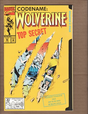 Wolverine #50, VF/NM, 1991, Die-Cut Cover, 1st S.H.I.V.A., Hama, Silvestri