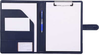 Klemmbrettmappe A4 Schreibmappe Mappe mit Klemmbrett Ordner A4 - in Farbe Blau