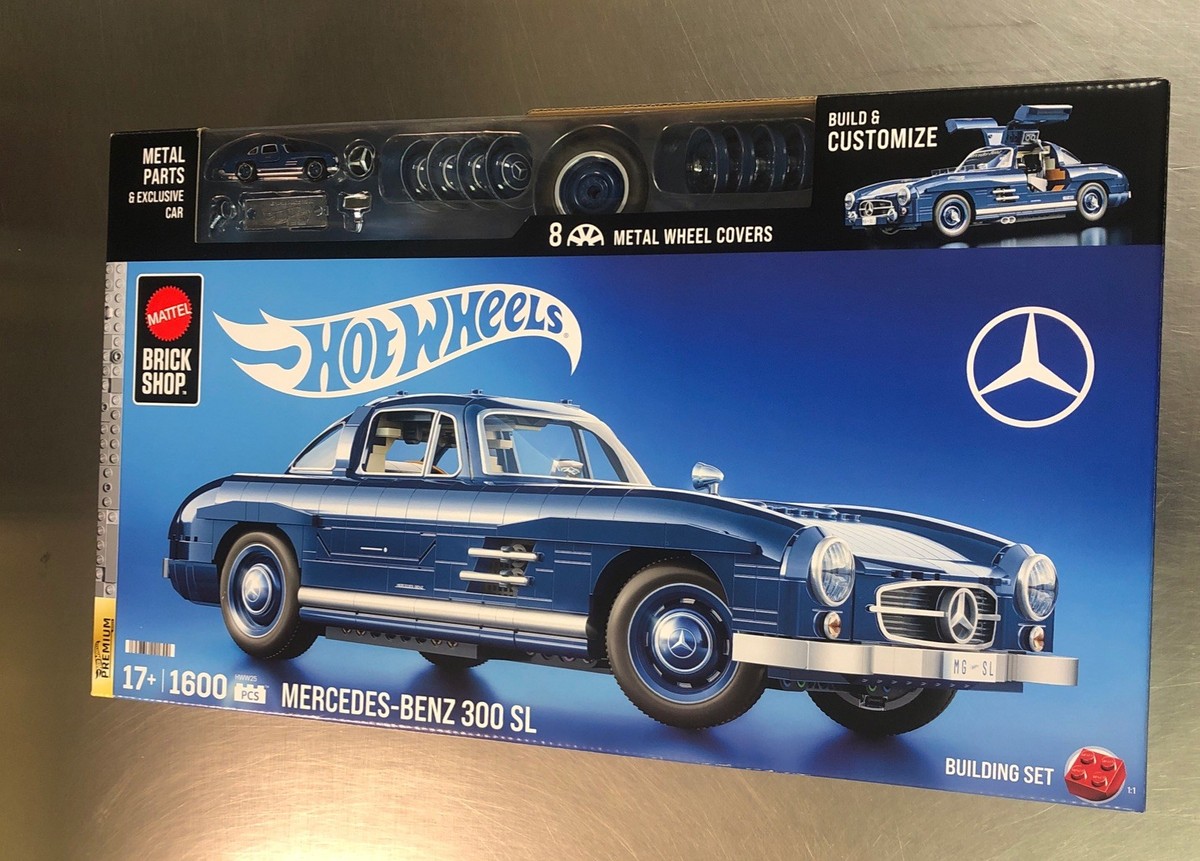 HOT WHEELS MODEL BRICK SHOP BUILD & CUSTOMIZE MERCEDES-BENZ