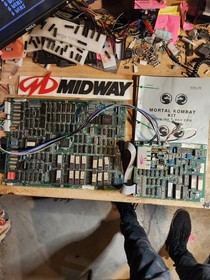 MORTAL KOMBAT 1 PCB JAMMA ARCADE BOARD SET 5.0 REV WORKING!!! (T-UNIT) MIDWAY