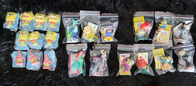 Sammlerfiguren, Minion, Sponge Bob, Comics... inkl. BPZ neu - 22 Teile Konvolut